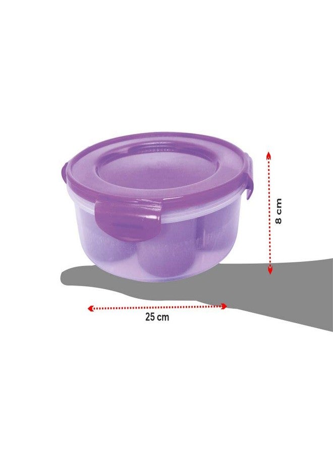 Wonder Decota Masala Box with Removable Katoris, Set of 2 Pc, Voilet Color,Made in India - Image 2